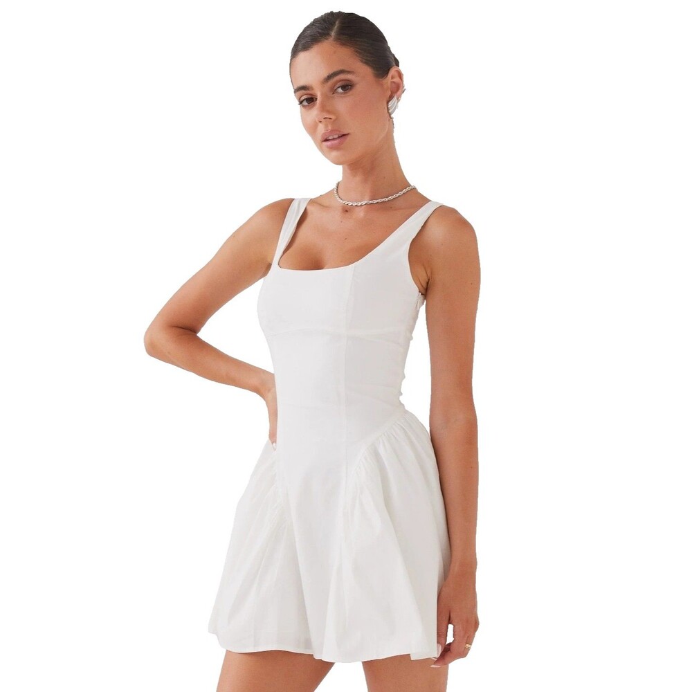 NWT Peppermayo Women’s Dress 12 Corset Mini A-Line Tie Back "Sassy Soiree" - Picture 2 of 12